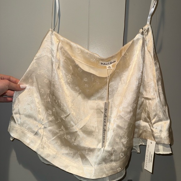 NWT For love and lemons Carla Jacquard Corset top and skirt set size XS - Picture 9 of 15